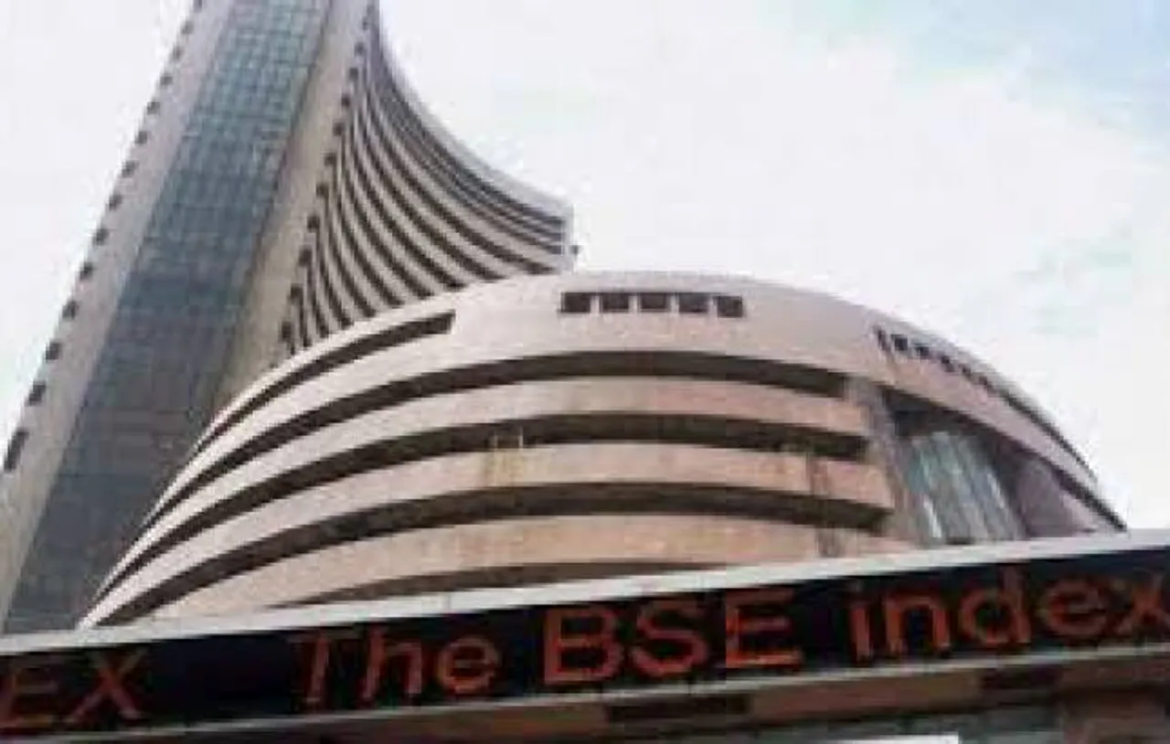 Sensex falls over 100 pts; Nifty tests 10,150