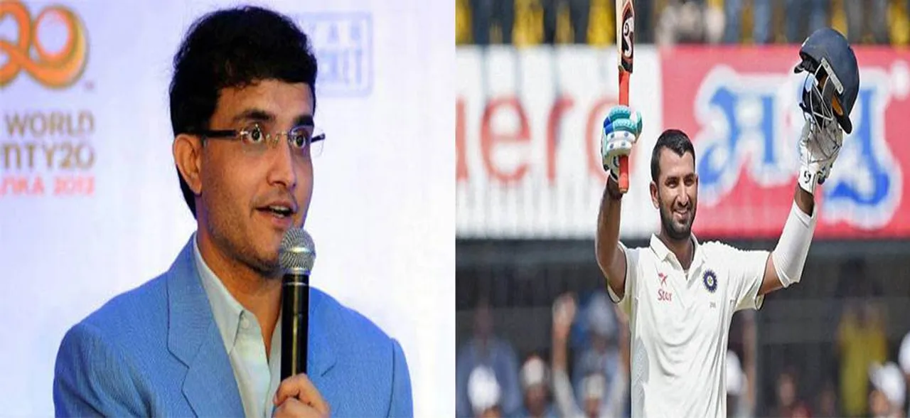 Cheteshwar Pujara is as good as Virat Kohli, claims Sourav Ganguly