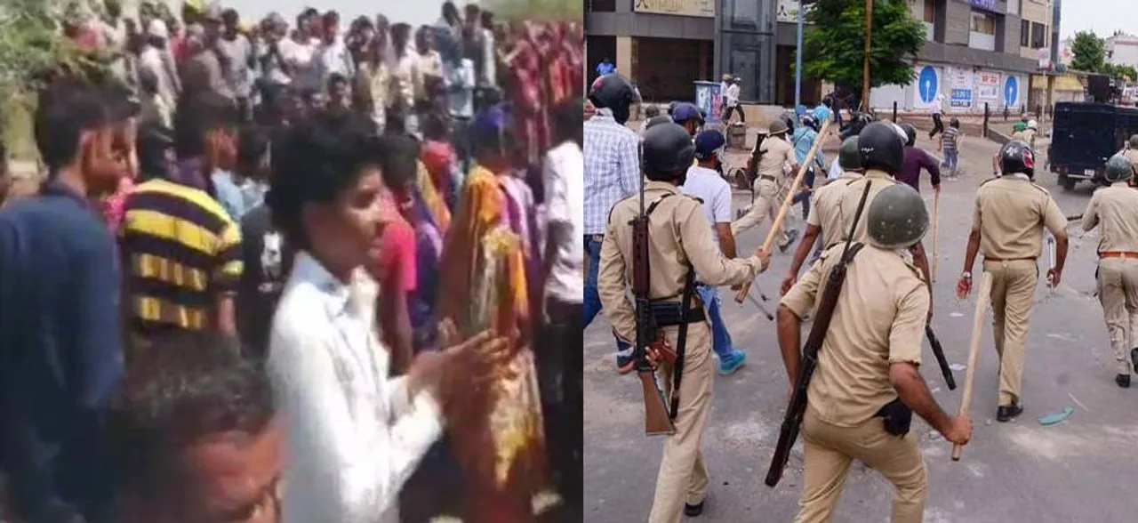 Gujarat Police crackdown on farmers' protest against coal plant, 10 injured, 50 detained