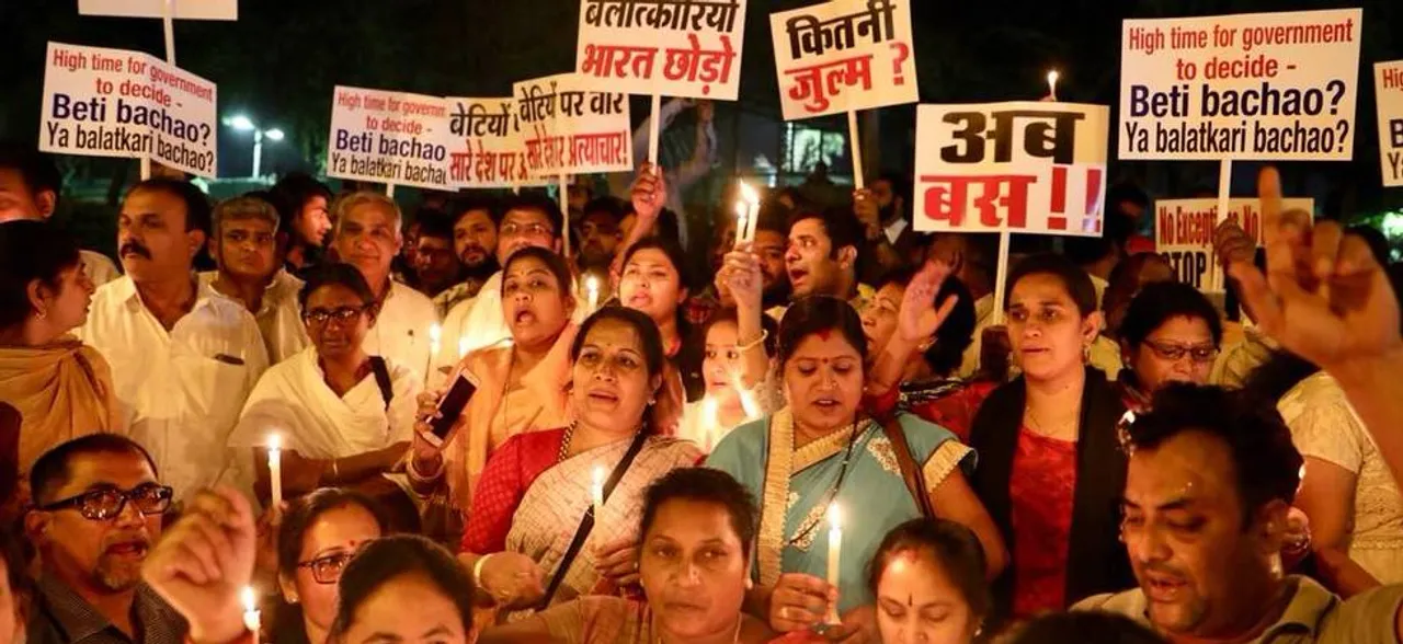 Walk the talk on 'Beti Bachao': Rahul Gandhi taunts PM Modi at midnight march