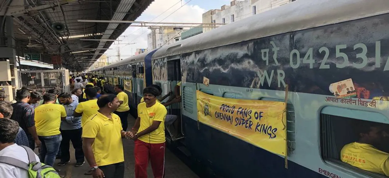 Special train for CSK fans 'Whistle Podu Express' off for Pune