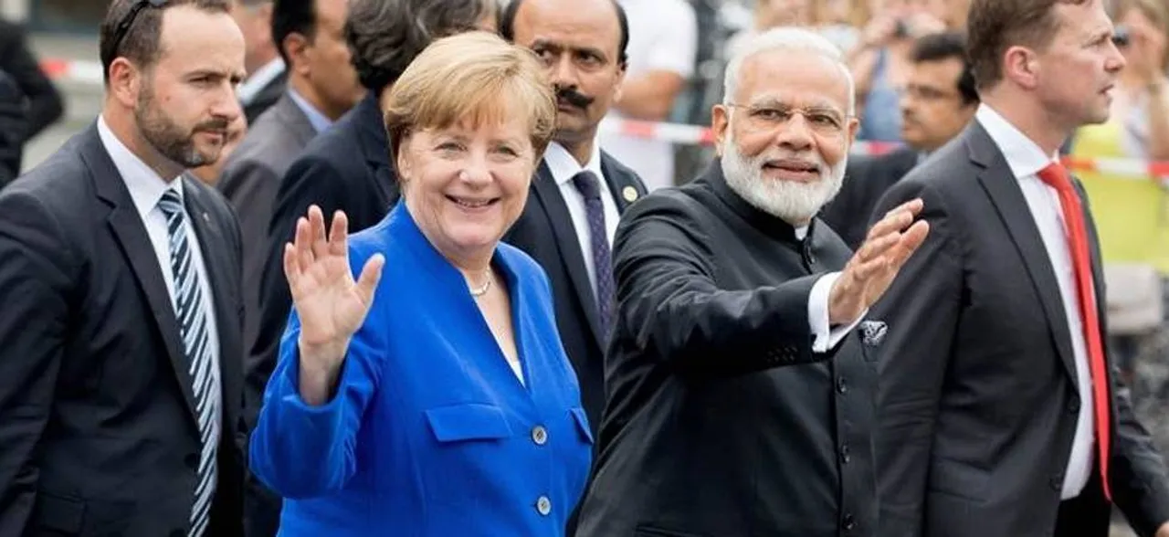 PM Narendra Modi holds talks with German Chancellor Angela Merkel; discusses bilateral, global issues
