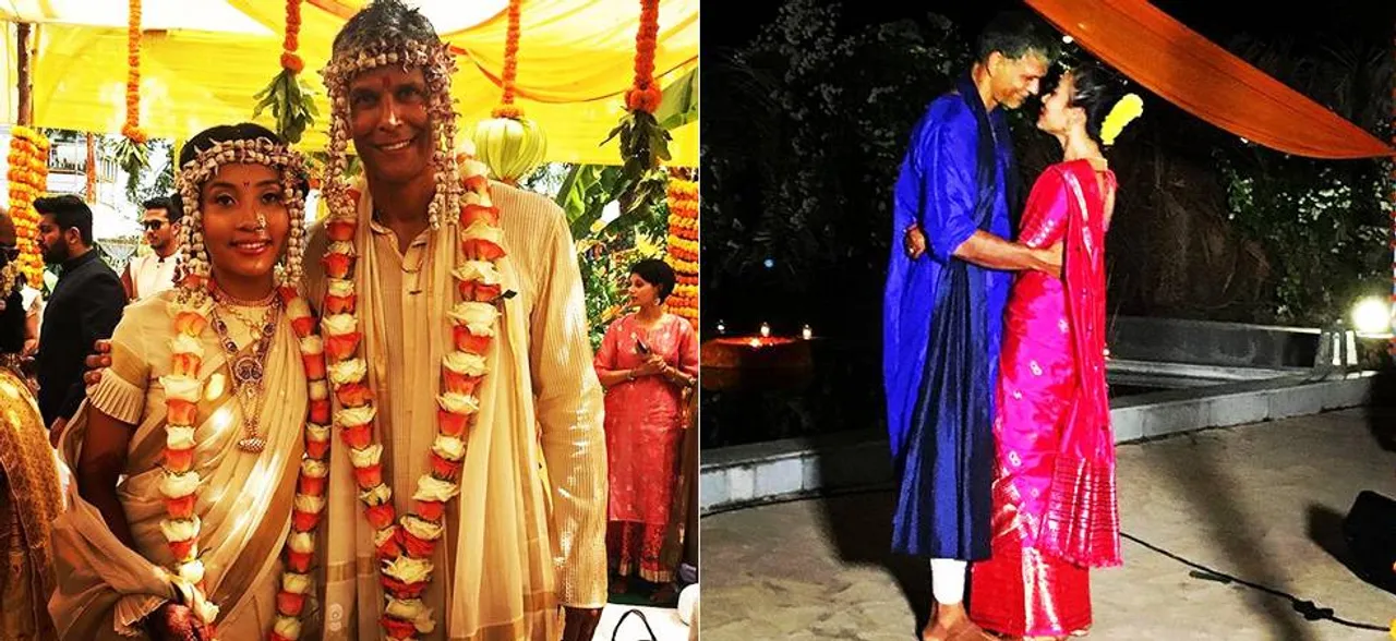 Congratulations! Milind Soman takes nuptial vows with Ankita Konwar (see pics)