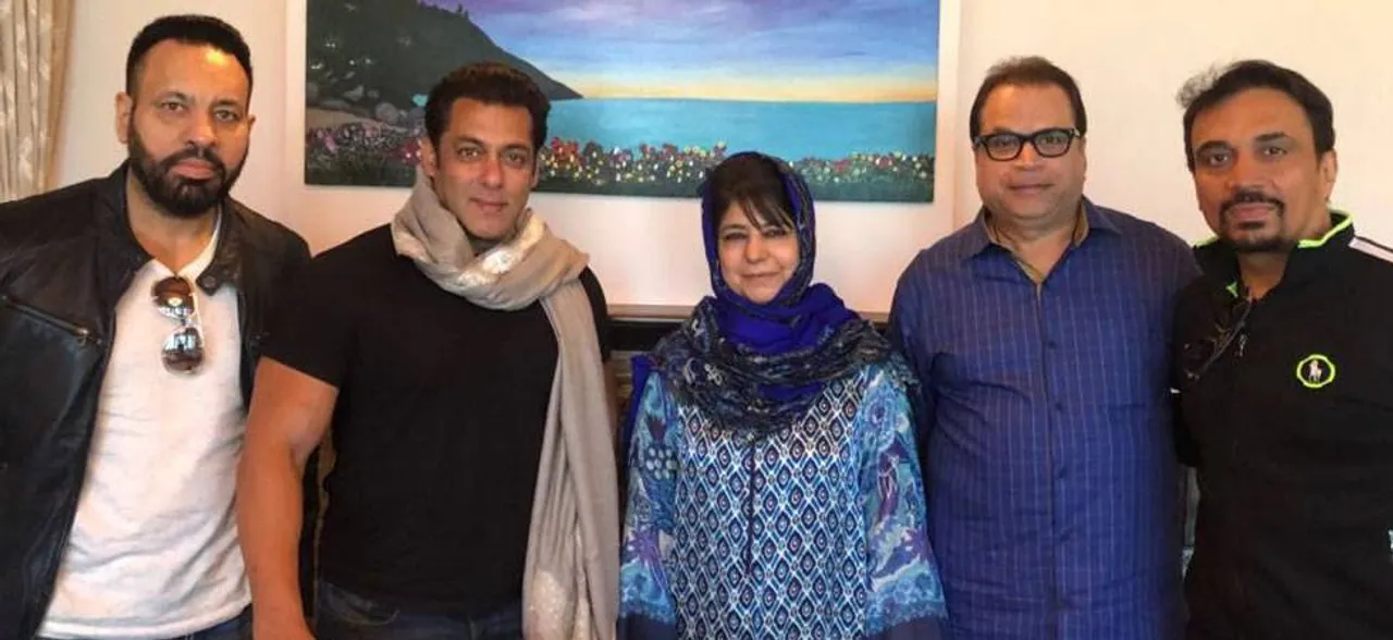 Salman Khan in Kashmir to shoot for 'Race 3', meets CM Mehbooba Mufti