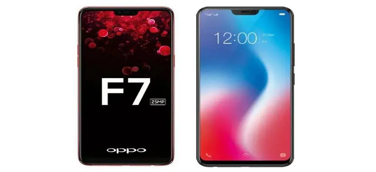 Oppo F7 vs Vivo V9: Prices, specifications, features compared