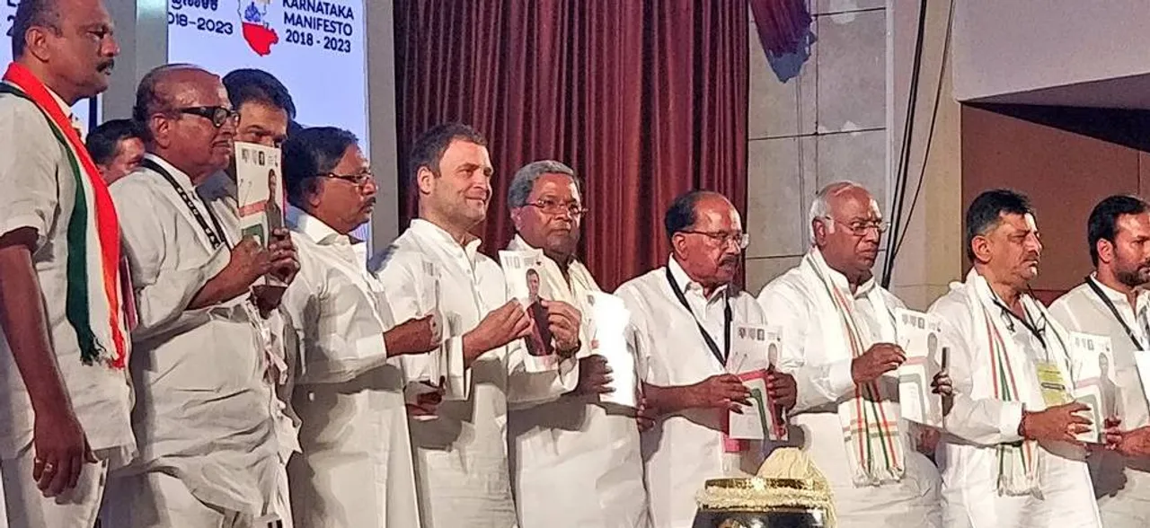 Karnataka Elections: Rahul Gandhi launches Congress party's election manifesto