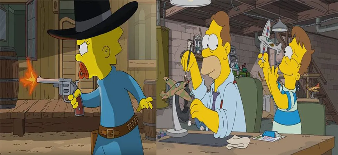 The Simpsons surpasses Gunsmoke to become longest running scripted American TV show