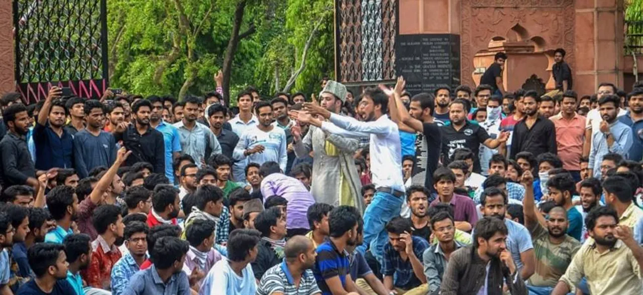 AMU-Jinnah portrait row: JNU, Jamia, Allahabad University students join stir