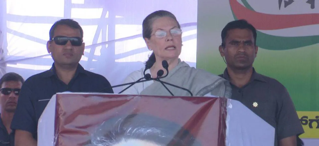 'Modi speaks like an actor but speeches can't fill stomach,' says Sonia Gandhi