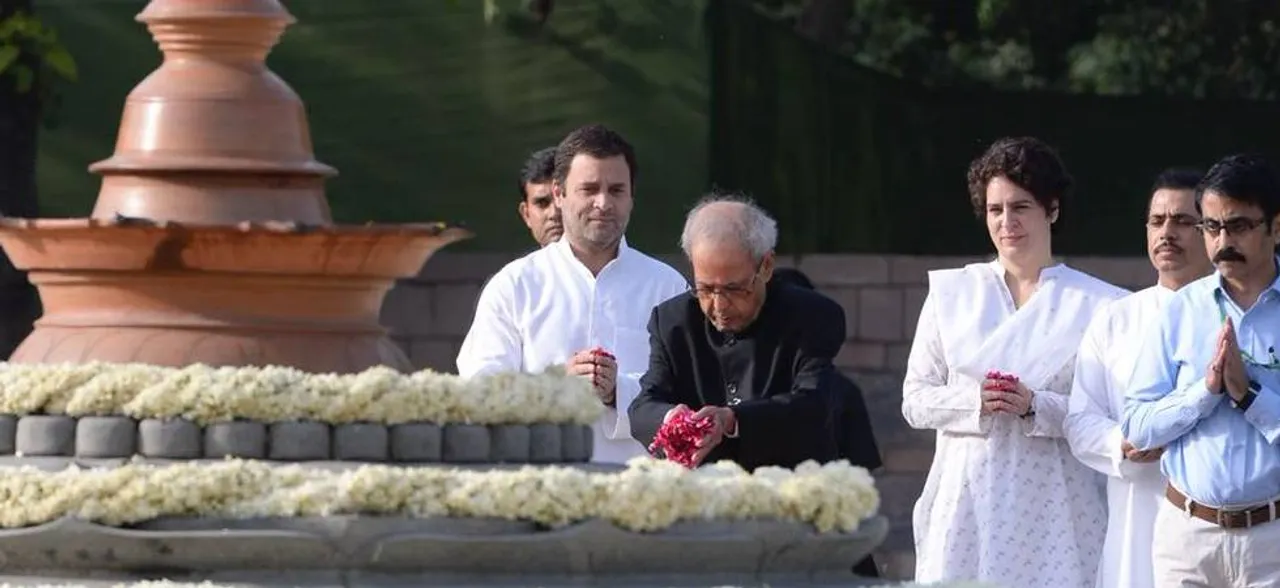 Rajiv Gandhi death anniversary: Rahul, Sonia pay tributes to ex-PM at Veer Bhumi