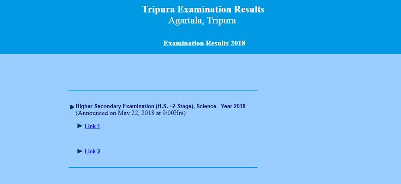 TBSE 12th Science Result 2018 declared on tripuraresults.nic.in; here is how to check