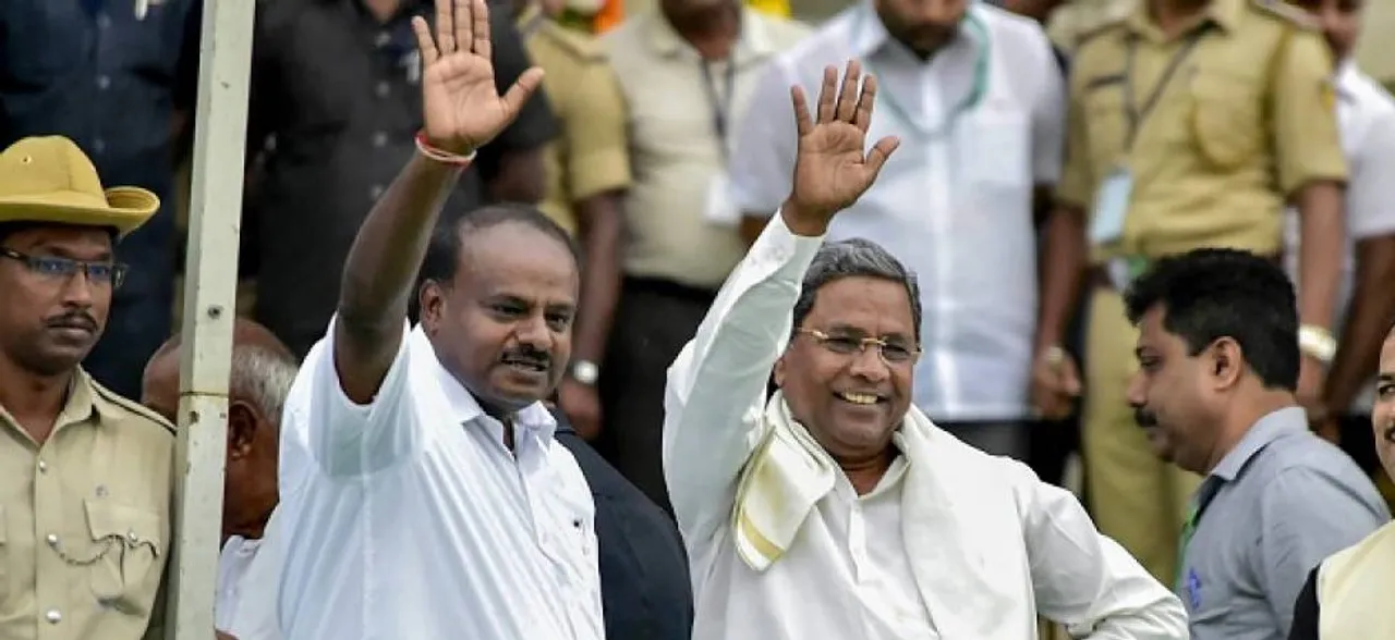 HD Kumaraswamy takes oath as Karnataka CM amid Opposition's show of strength