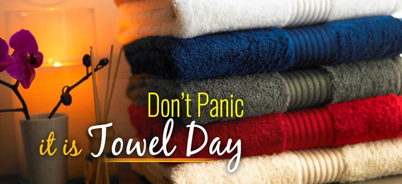 It's a bird, it's a plane; no, it's towel man!