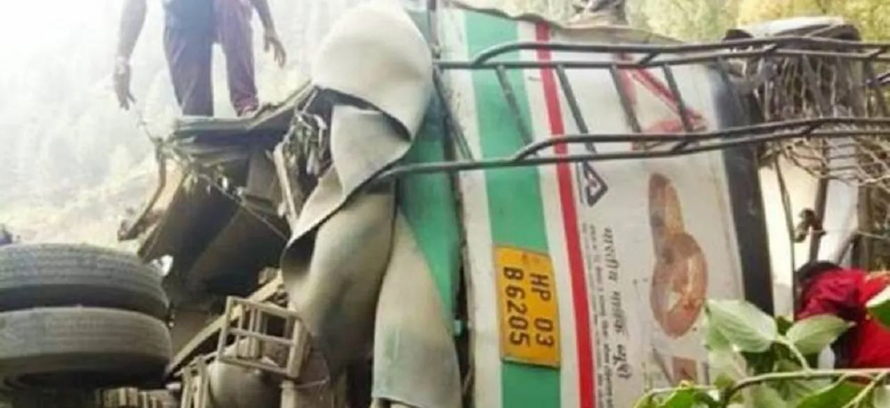 Himachal Pradesh: Ten people killed, 21 injured as bus falls into gorge near Shimla