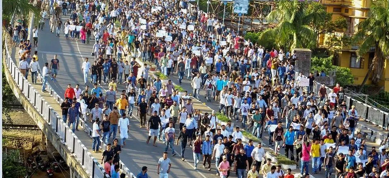 Assam Karbi Anglong lynching: Protest in Guwahati takes violent turn; 23 arrested