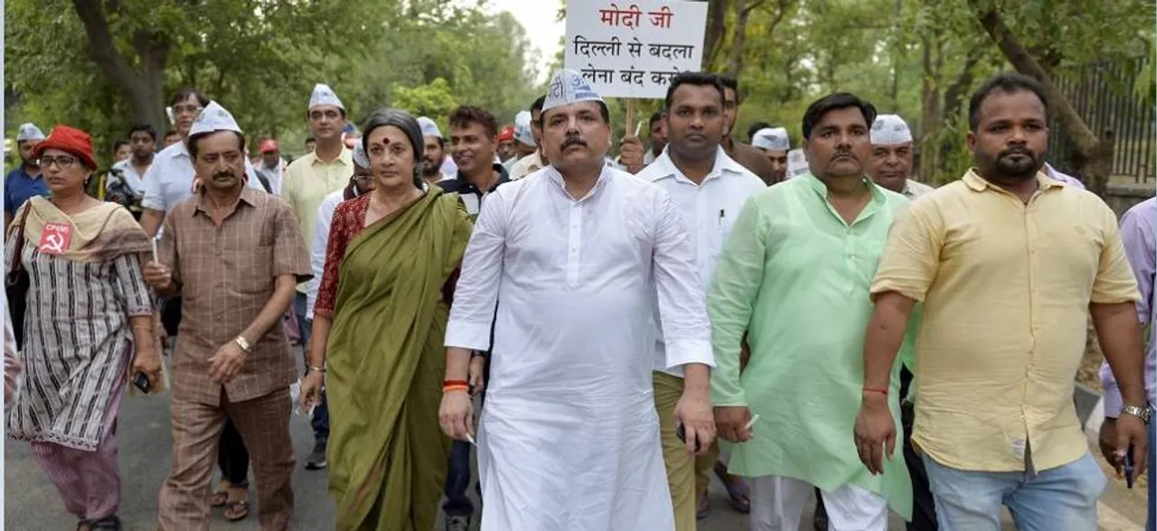 AAP Dharna: Sit-in by CM Arvind Kejriwal and cabinet colleagues enters fifth day