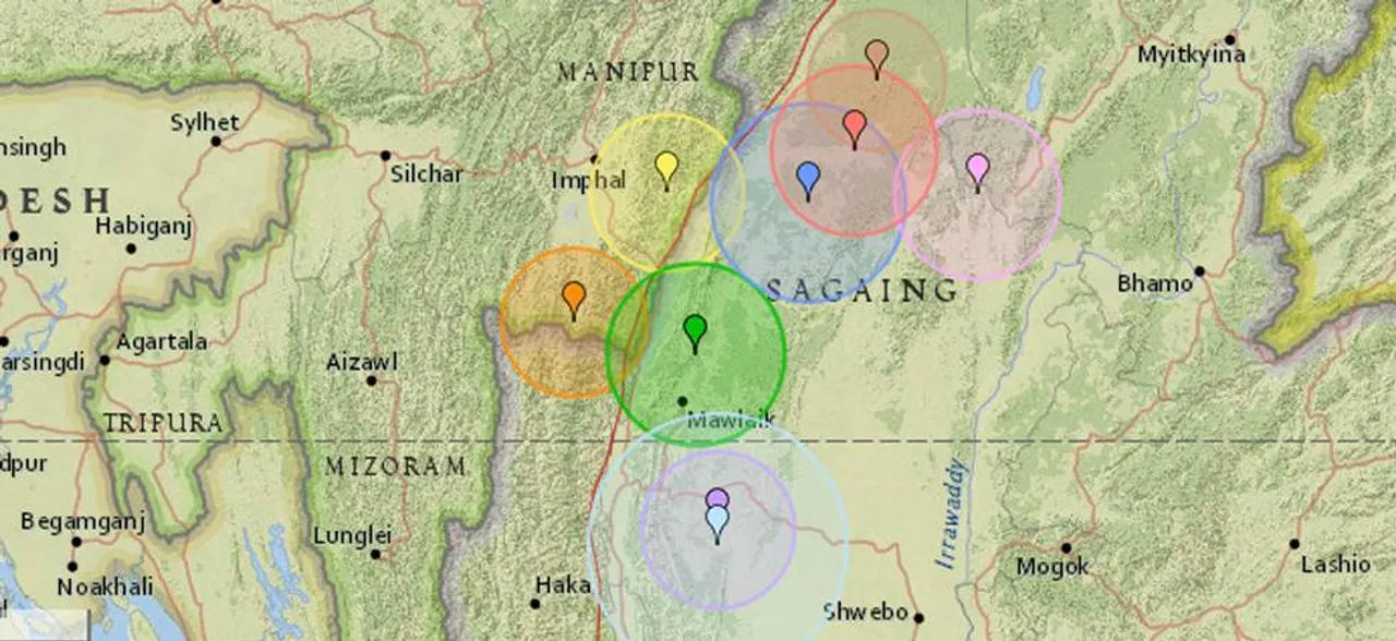 Magnitude 4.0 earthquake rattles Indo-Myanmar border region in Manipur