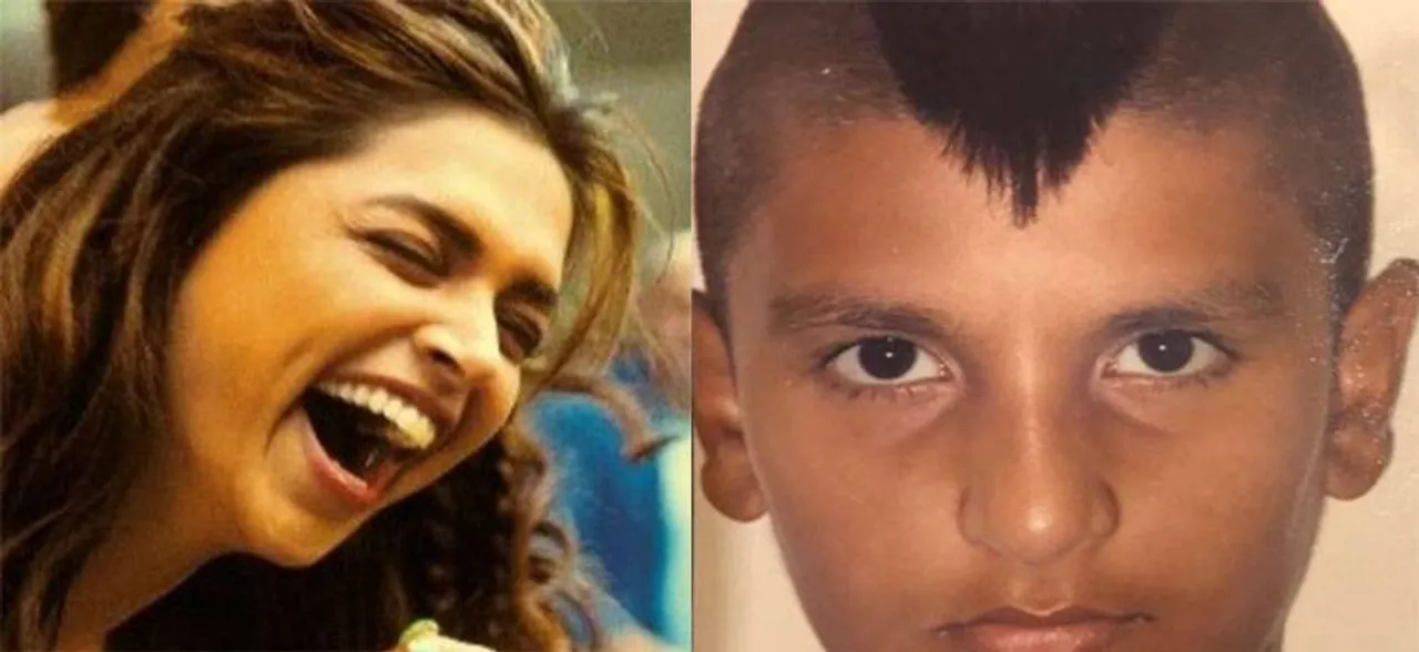 Deepika Padukoneâ€™s reaction to Ranveer Singhâ€™s childhood Mohawk look
