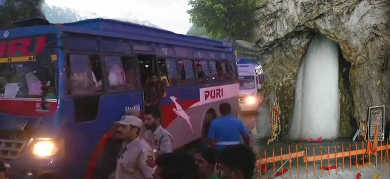 First batch of Amarnath Yatra pilgrims leaves from Jammu amid heavy security