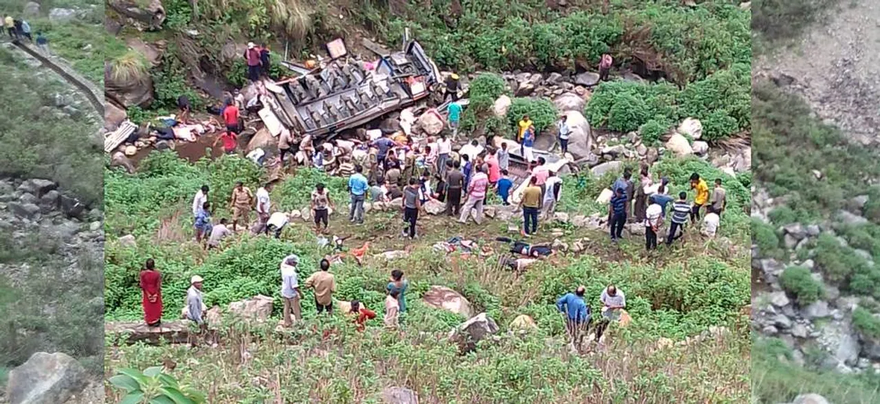 Uttarakhand: 47 killed as bus falls in 700-feet deep gorge in Pauri Garhwal