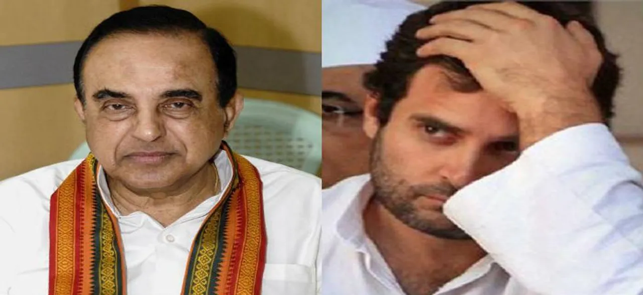 'Rahul Gandhi takes cocaine, will fail dope test', claims Subramanian Swamy