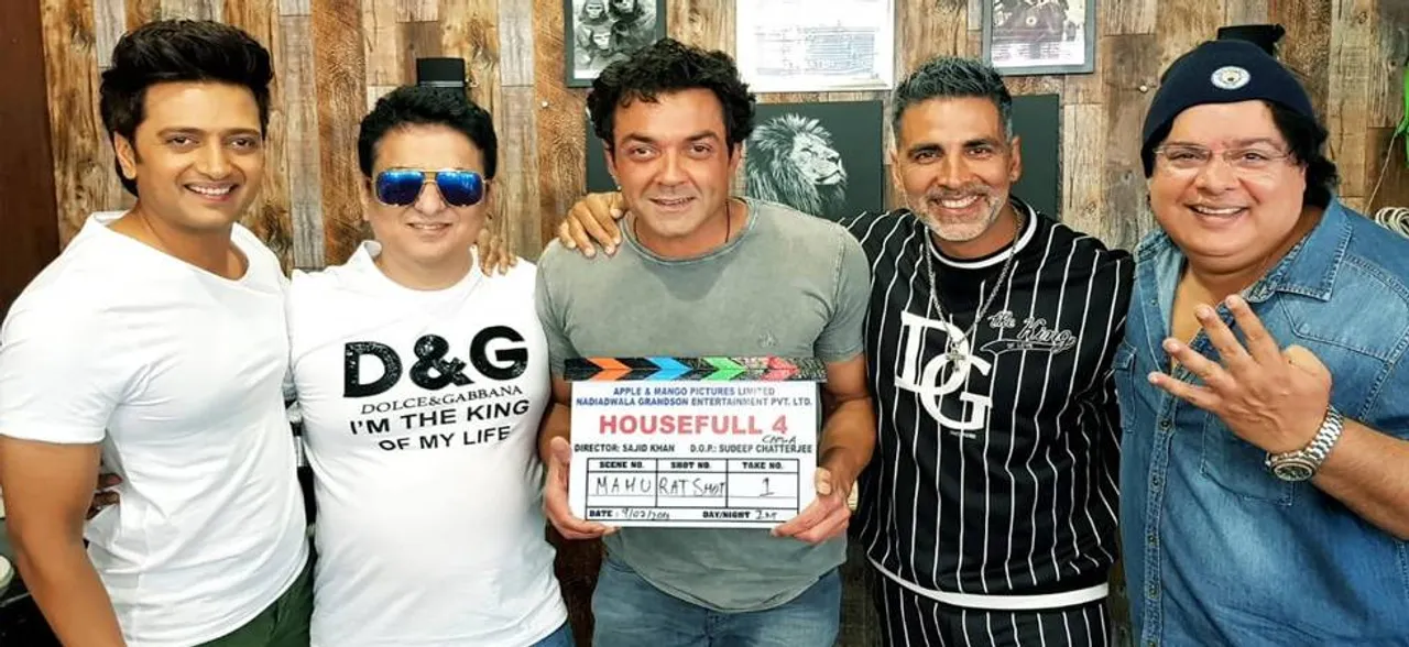 Boys are back! Akshay Kumar, Riteish Deshmukh, Bobby Deol start shooting for Housefull 4