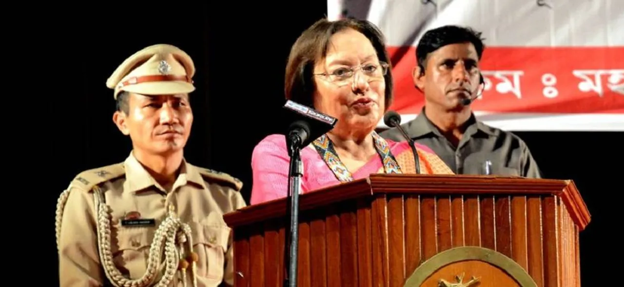 Manipur Governor Najma Heptulla stresses on fencing of Manipur-Myanmar border