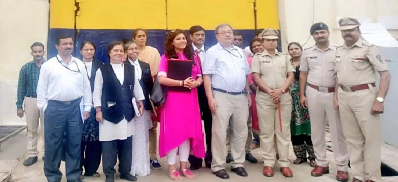 Women prisoners making eco-friendly sanitary napkins in Nagpur Central Jail