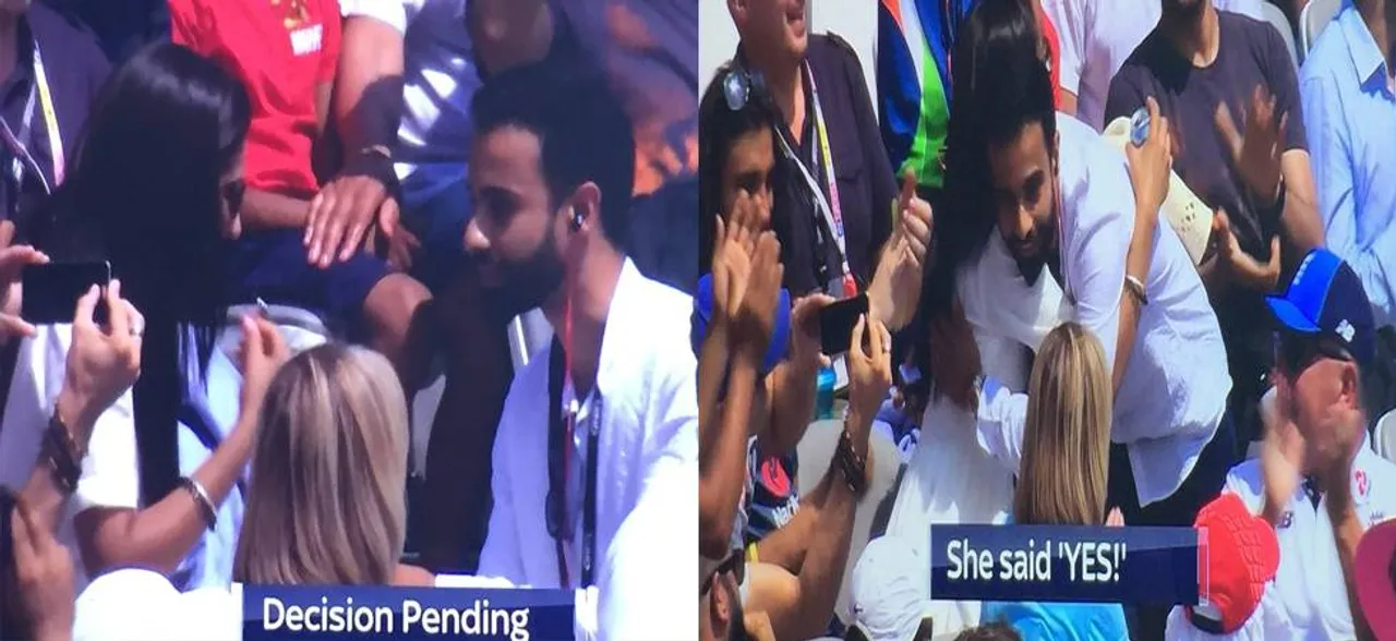India vs England: Marriage proposal during match at Lord's becomes internet sensation