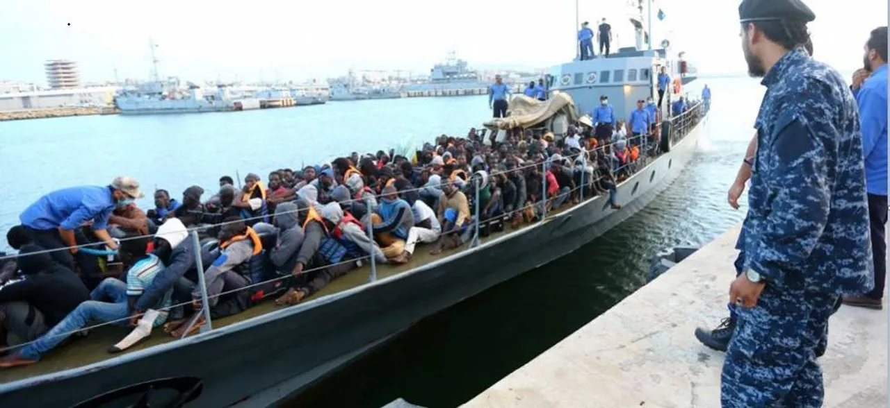 Libya says 8 migrants suffocated inside shipping container