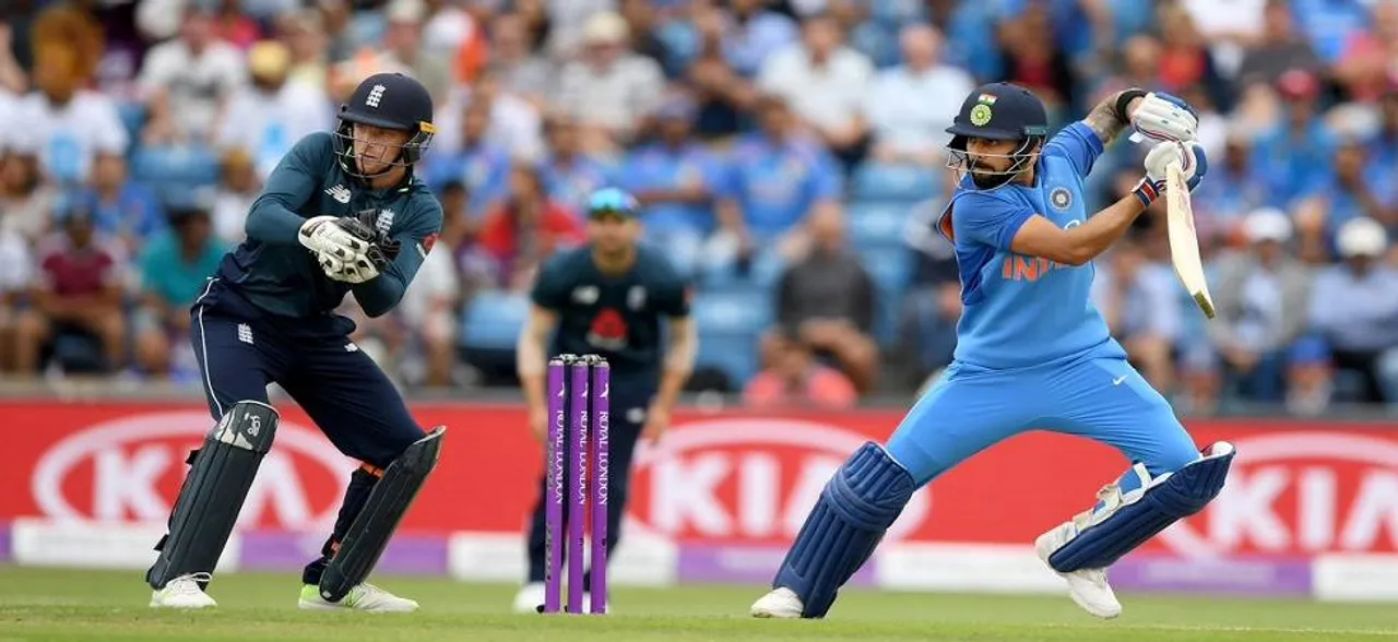 Kohli hits 71 but England manage to restrict India to modest 257