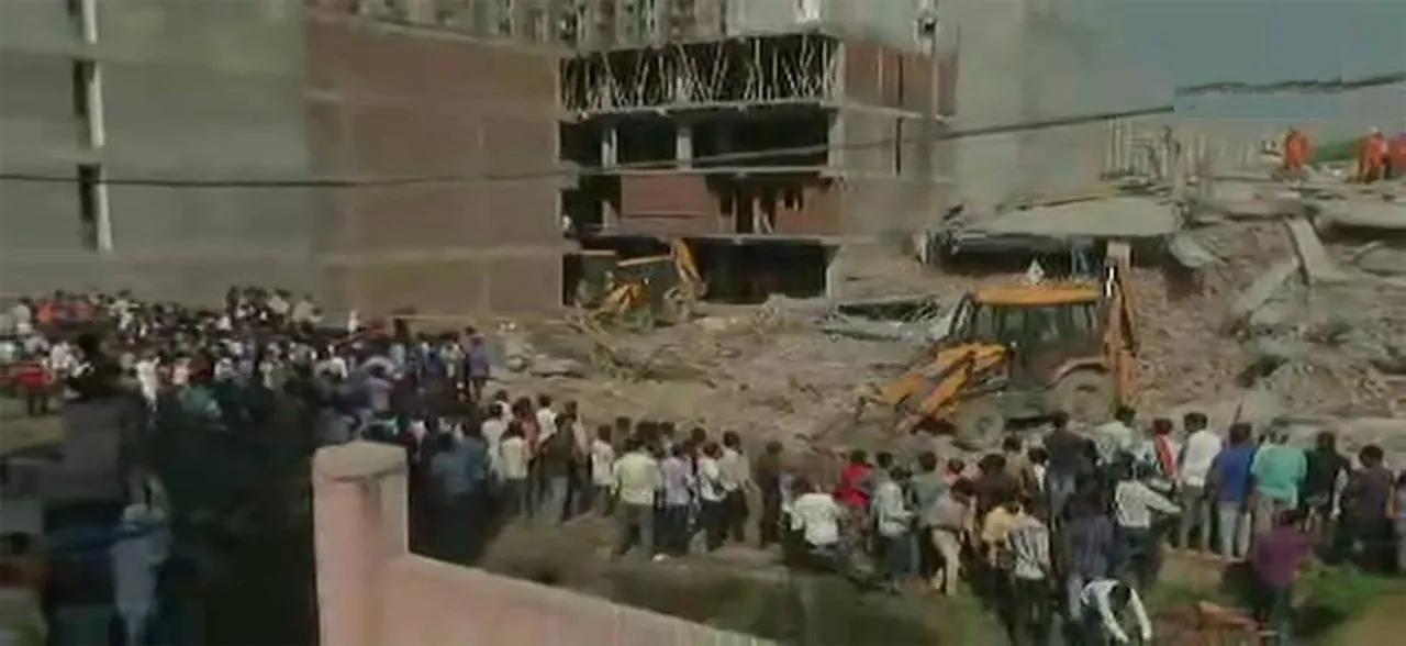 Greater Noida building collapse: Eight dead, builder arrested; rescue operation underway