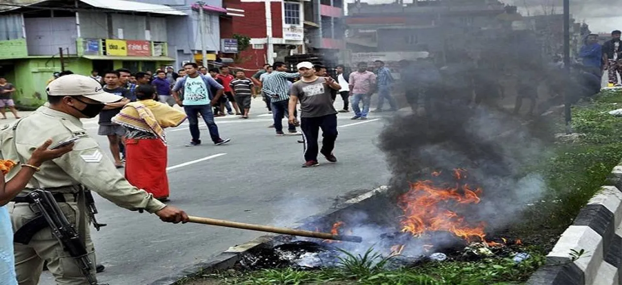 Day 2 of strike called by students' union paralyses life in Manipur
