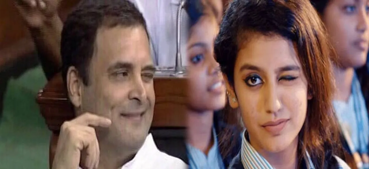 Rahul Gandhi the new Priya Prakash Varrier? Twitter goes bonkers after Cong President's wink