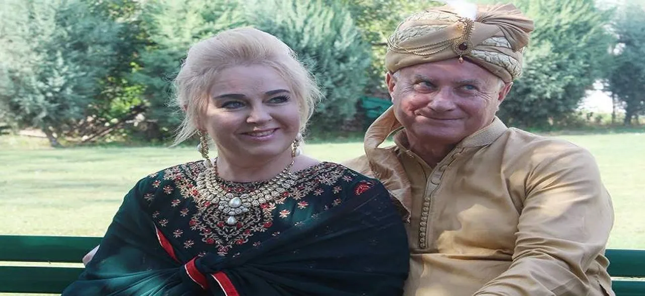 Polish couple celebrates wedding reception in Kashmir Valley