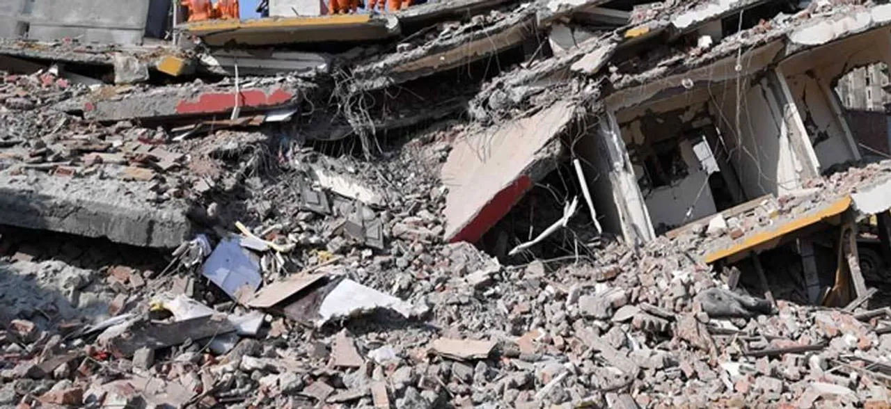 Noida: Under-construction building collapses, one dead, three injured