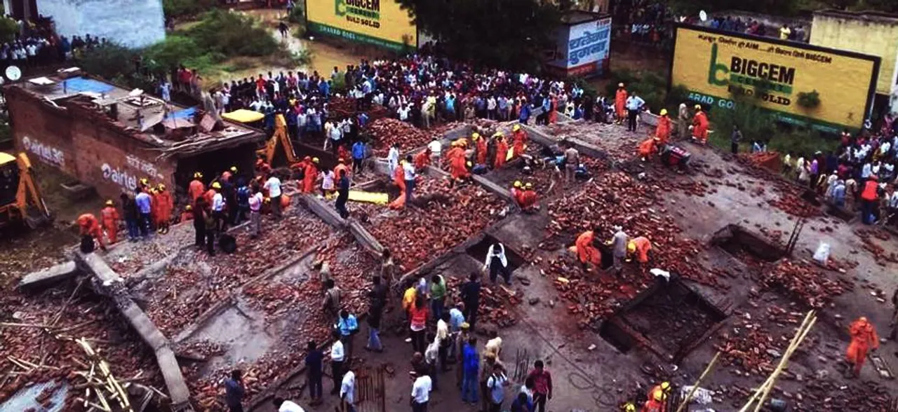 Ghaziabad building collapse: Rescue ops over, two dead, four officials sacked