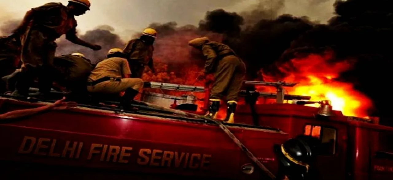 Fire breaks out at cold storage in Delhi