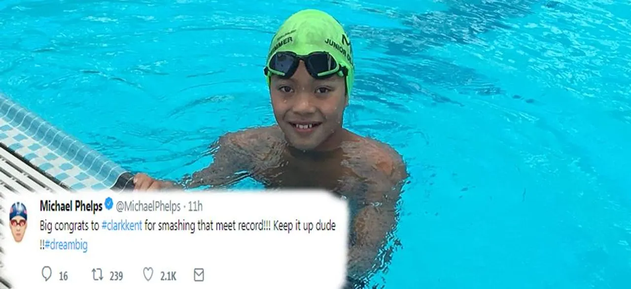 10-year-old 'Superman' swimmer breaks Michael Phelpsâ€™ 100-metre butterfly record