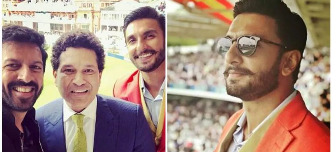 83: Ranveer Singh, Kabir Khan kick off film prep; post stunning picture with Sachin Tendulkar at Lord's