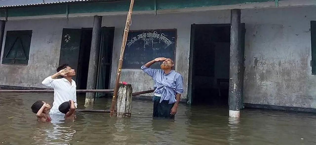 Assam: Boy who saluted Tricolour in chest-deep flood water not in NRC draft