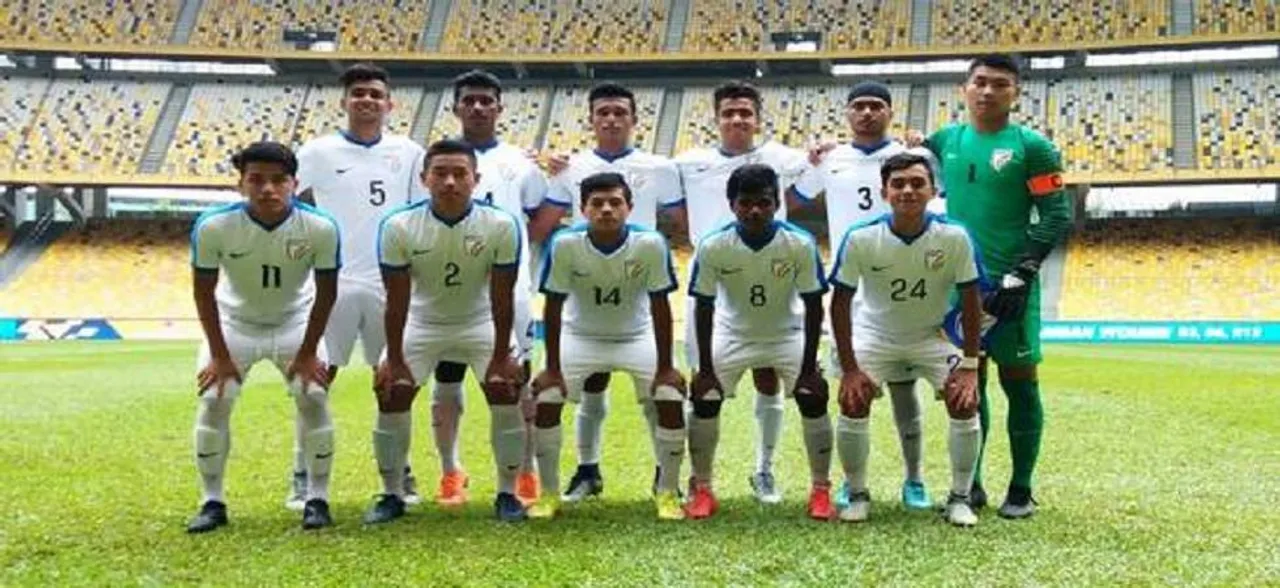 India U-16 football team beat Cameroon U-16 in friendly match