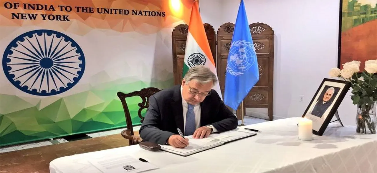 UN chief fondly recalls association with Vajpayee