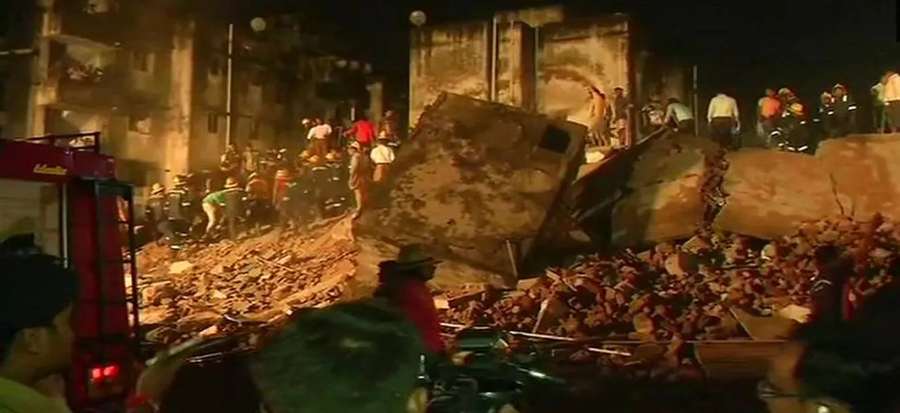 Ahmedabad: Four-storey building collapses in Odhav area; one dead, 4 rescued