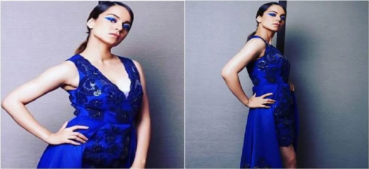 Lakme Fashion Week 2018: Kangana Ranaut sparkles in Pankaj and Nidhi ensemble