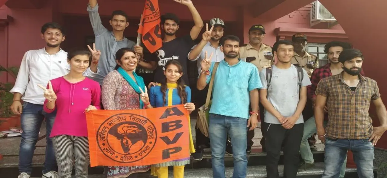 JNUSU Polls: Purported ABVP posters promising ban on short dresses, non-veg food sparks row