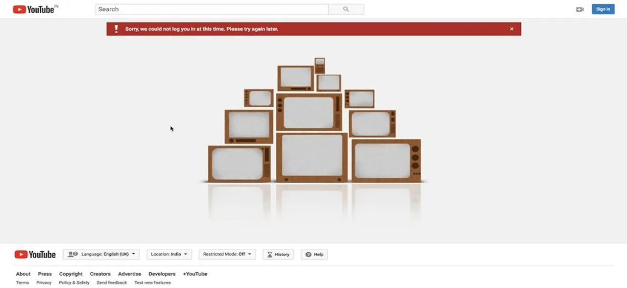 'What's wrong with YouTube?': Users complain as they fail to sign in 