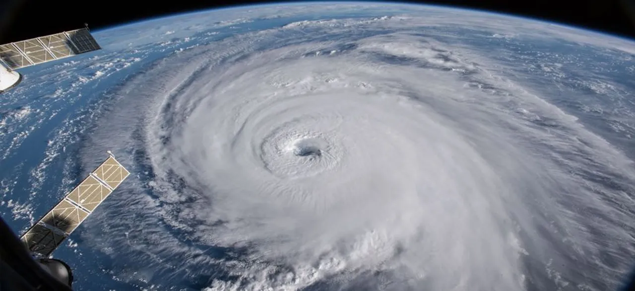 NASA footage reveals the 'menacing' Hurricane Florence