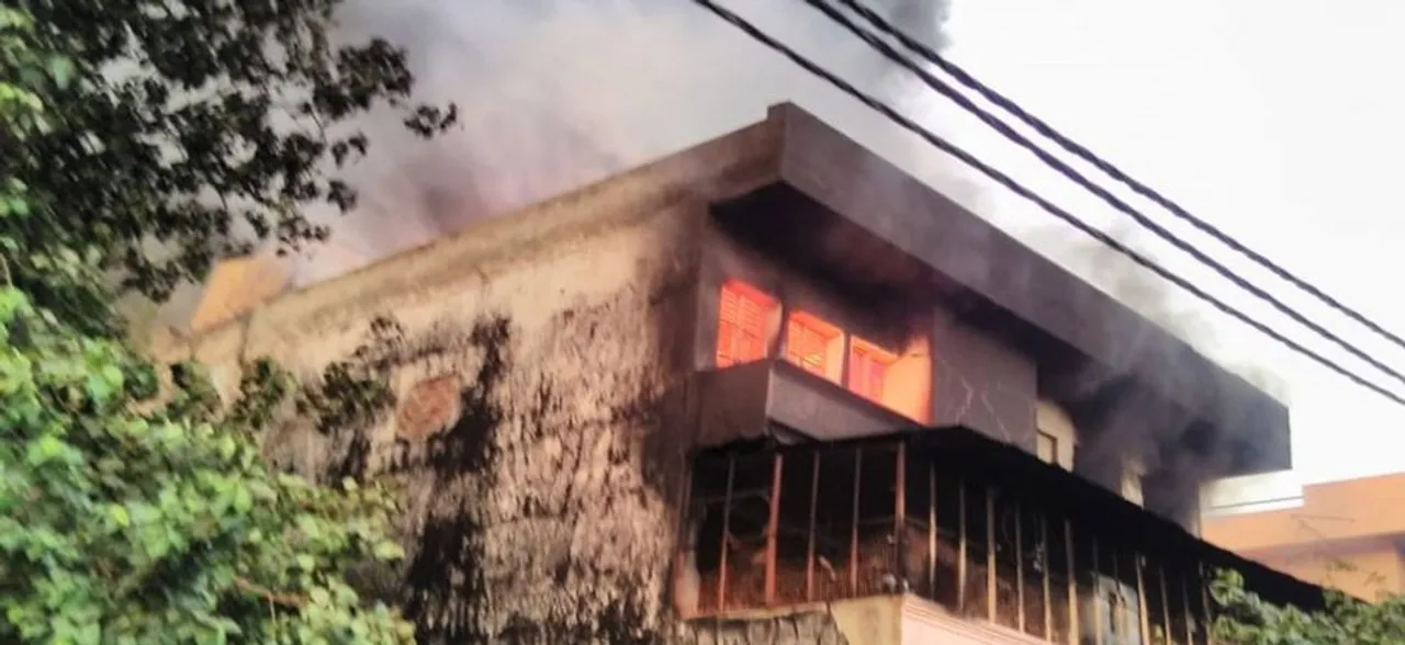 Delhi: Fire at shoe factory in Udyog Nagar area; blaze-fighting operation on
