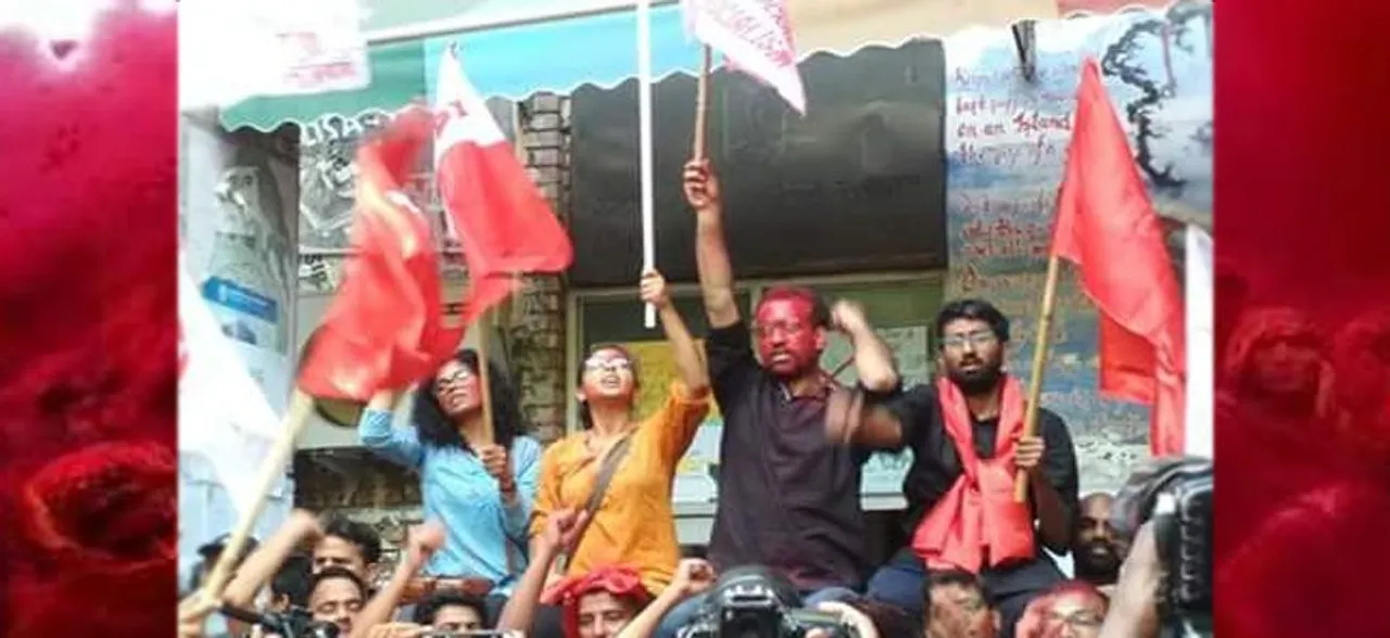 JNUSU Election Results 2018: Left Unity bags four central panel posts, N Sai Balaji new president